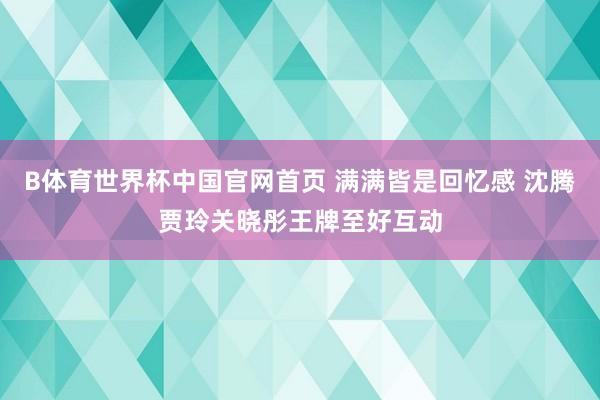 B体育世界杯中国官网首页 满满皆是回忆感 沈腾贾玲关晓彤王牌至好互动