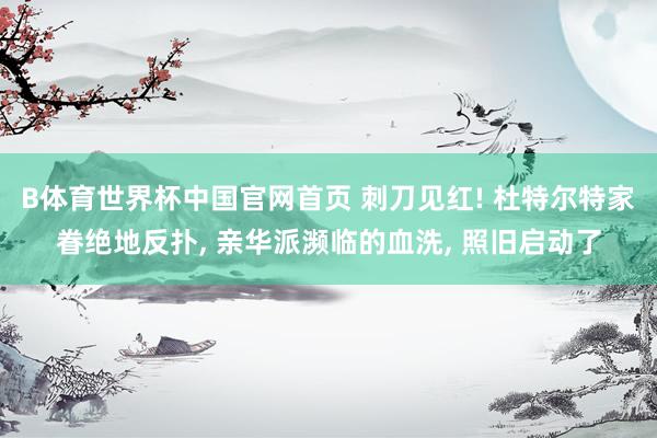 B体育世界杯中国官网首页 刺刀见红! 杜特尔特家眷绝地反扑, 亲华派濒临的血洗, 照旧启动了