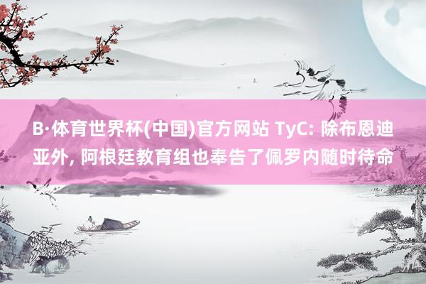 B·体育世界杯(中国)官方网站 TyC: 除布恩迪亚外, 阿根廷教育组也奉告了佩罗内随时待命